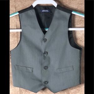 Little Boys Tuxedo Vest 3 For $12